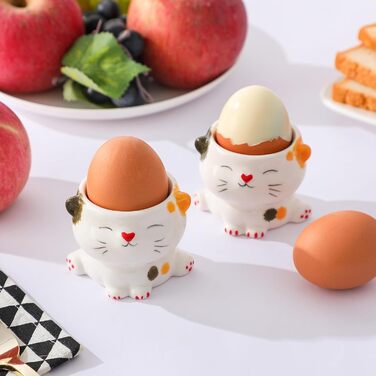 Набір підставок для яєць у вигляді милих котиків 2 шт WW STYLE