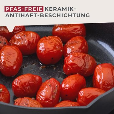 Сковорода 20 см глибока з керамічним покриттям, чорна Highrise Fackelmann