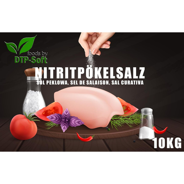 Преміальна нітритна сіль для копчення у відрі 10 кг DTP-SOFT