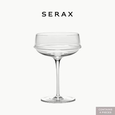 Елегантні келихи для білого вина 4 шт 400 мл Serax