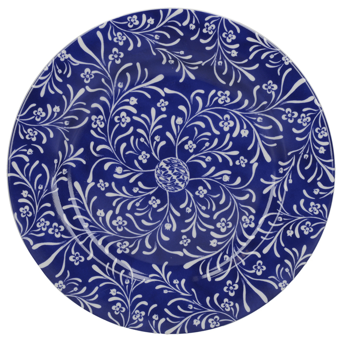 Тарілка десертна CreativeTops Navy Floral Cole Collection, фарфор, діам. 20,5 см