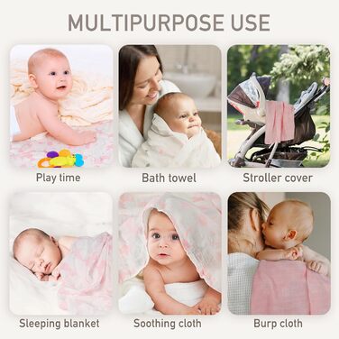 Набір із 6 рушників для дітей 70 х 70 см GLLQUEN BABY