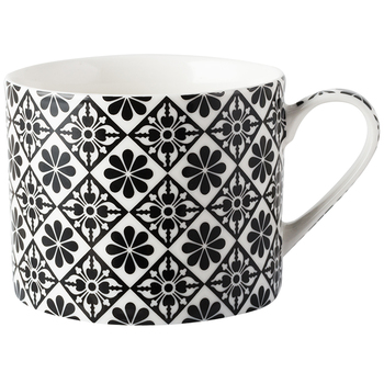 Чашка для чая CreativeTops Encaustic Tiles 'PETALS', фарфор, 450 мл