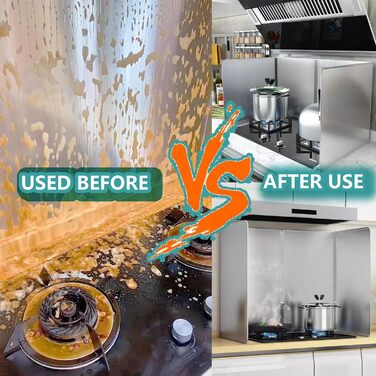 Двосторонній захист від бризок для кухонної плити 2 шт dttbgg