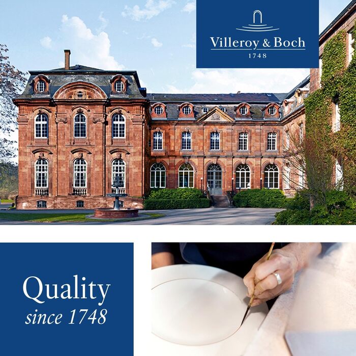 Набір столових приборів на 12 персон, 70 предметів, часткова позолота Ella Villeroy & Boch