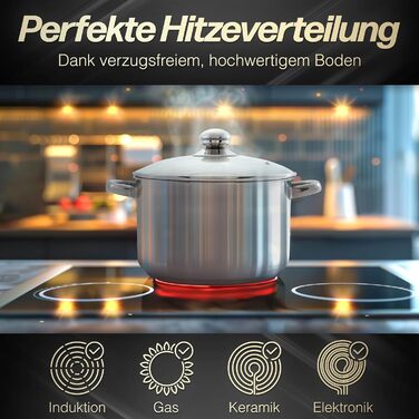 Каструля для пасти зі скляною кришкою 24 см Beyond