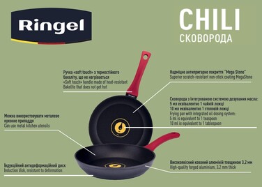 Сковорода RINGEL Chili 28 см (6323428)