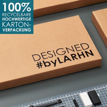 Набор из 3 разделочных досок из бамбука 33x22 см, 28x22 см и 22x15 см LARHN