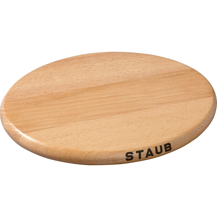 Подставка деревянная магнитная 16 см, овальная Staub