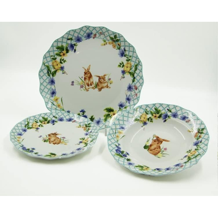 Наборы тарелок 18 предметов sufe