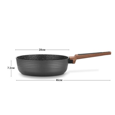 Глибока сковорідка Fissman DIAMOND 28x7,5 см (14306)