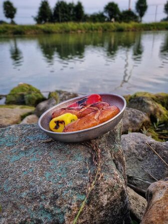 Серебряные миски для пикников 400 мл SILVERANT