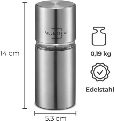 Мясорубка для мускатного ореха для мелкого помола Silberthal