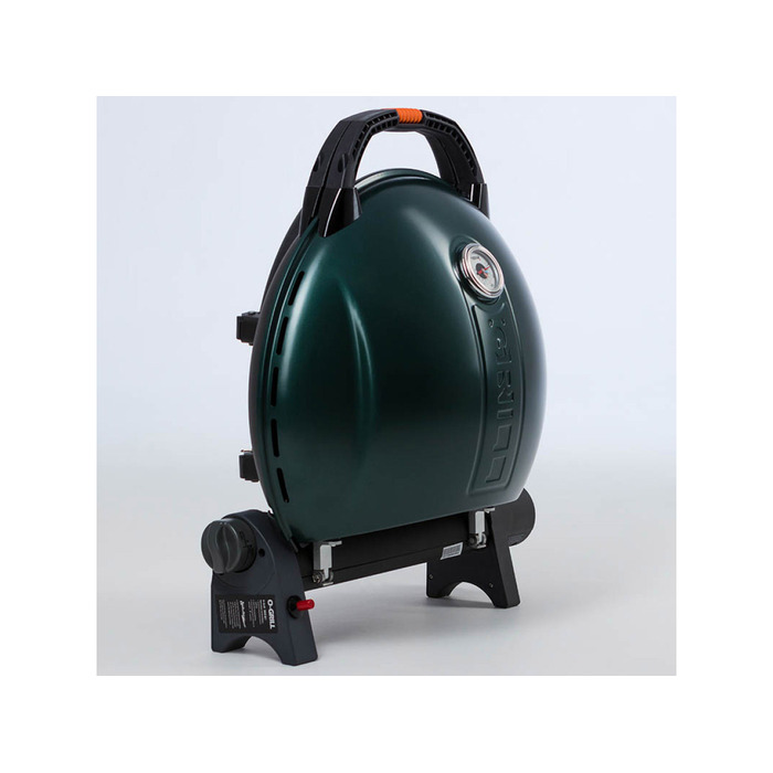 Портативный переносной газовый гриль O-GRILL 900, зеленый Код: 013345