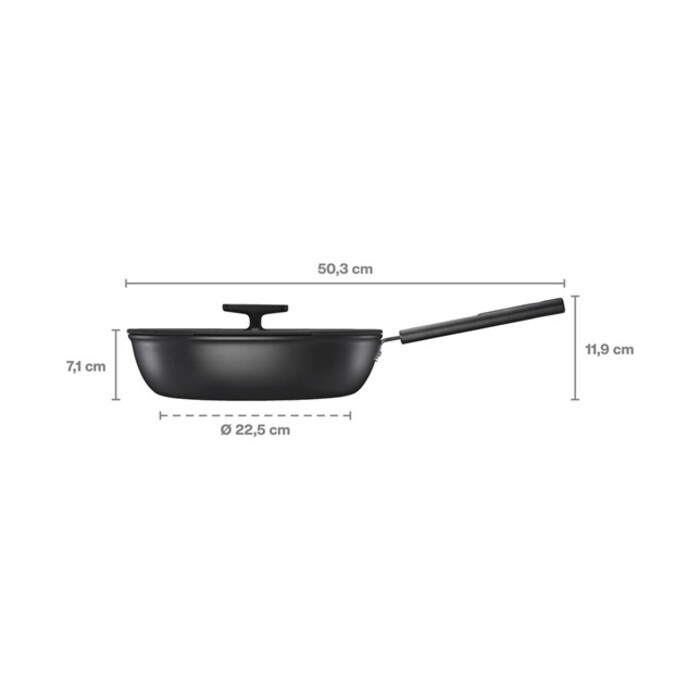 Сотейник Fiskars Hard Face 28 см (1075530)