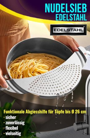 Друшляк для пасти з нержавіючої сталі 4happy