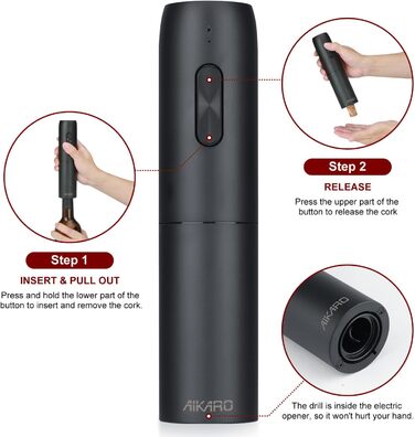 Електричний відкривач для вина AIKARO