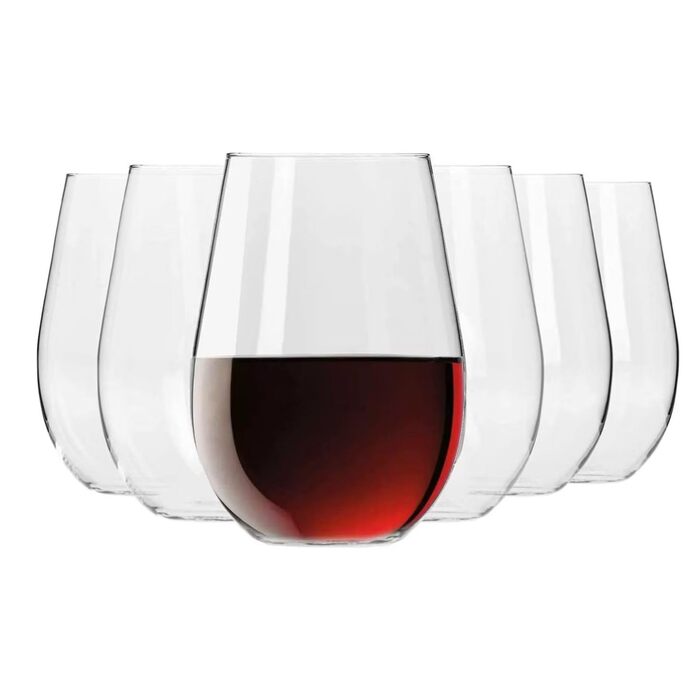 Набір безніжкових келихів для вина 6 шт 580 мл Krosno