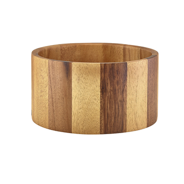 Миска деревянная 22.5*h 12 см, Acacia Wood, Genware