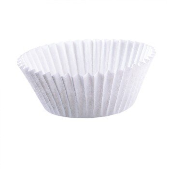 Набір білих паперових формочок для випічки кексів, 200 шт 7 см Creativ Kaiser