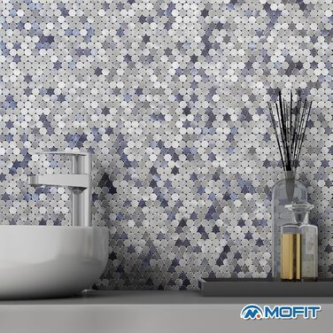 Самоклеящаяся плитка для кухни 10 шт M MOFIT