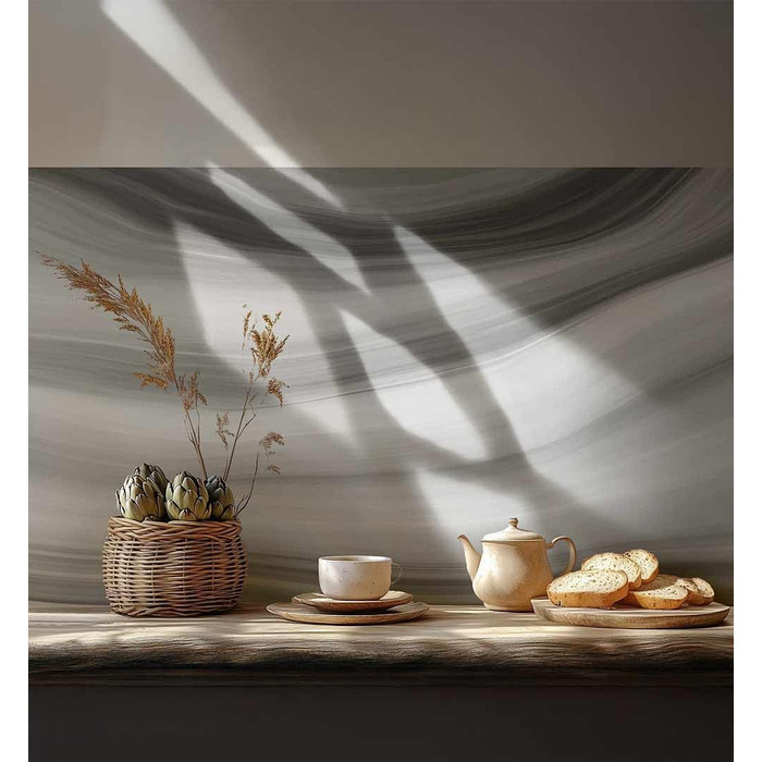 Самоклеящийся кухонный фартук матовый 180 х 60 см MyMaxxi