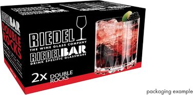 Набір келихів Riedel Double Old Fashioned, 2 шт., для коктейлів, кришталь, можна мити в посудомийній машині - 6417/07
