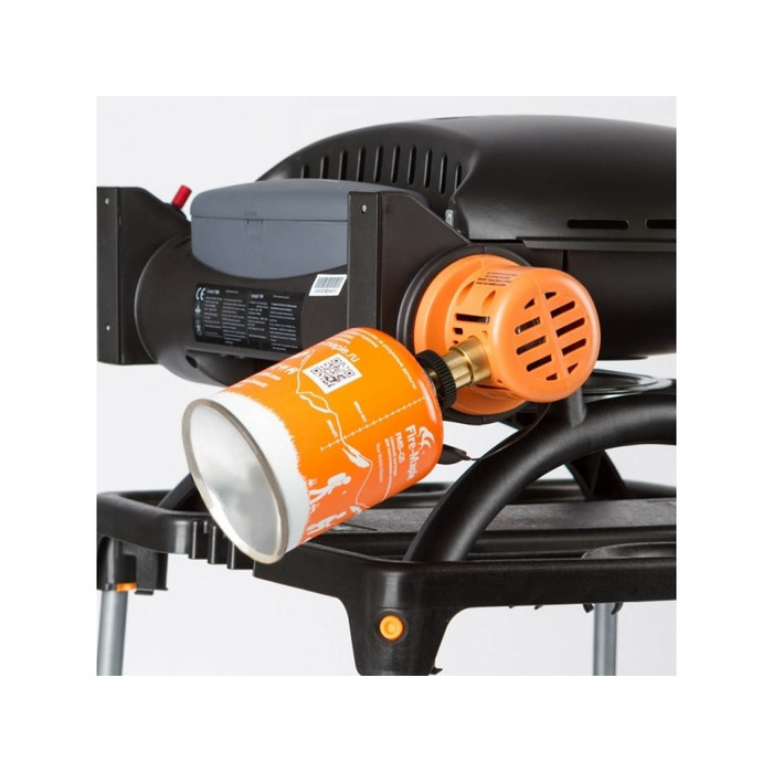 КОМПЛЕКТ Портативный переносной газовый гриль O-GRILL 500, серебро+шланг в подарок! Код: 013369