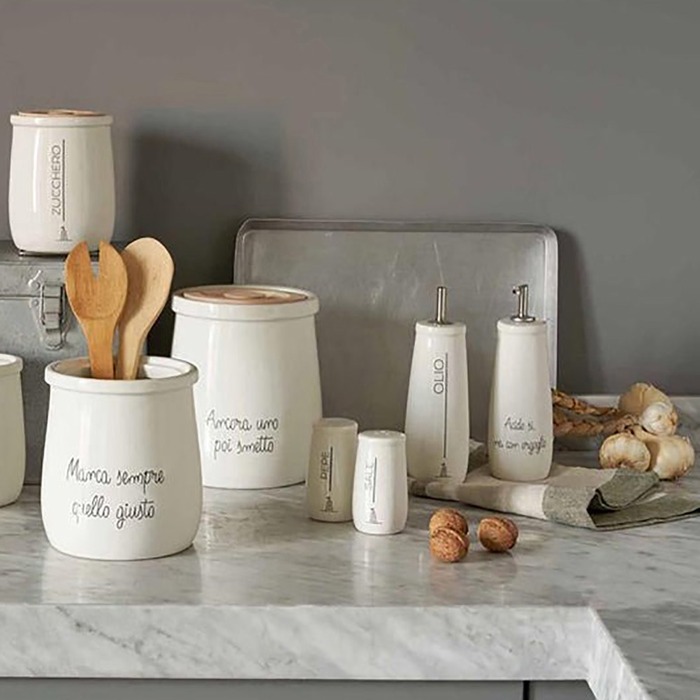 Набір для солі та перцю La Porcellana Bianca GLI ONESTI, порцеляна, 58 мл