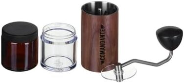 Кавомолка COMANDANTE C40 MK4 Nitro Blade Liquid Amber/Нержавіюча сталь, Срібно-коричнева (Коричнева)