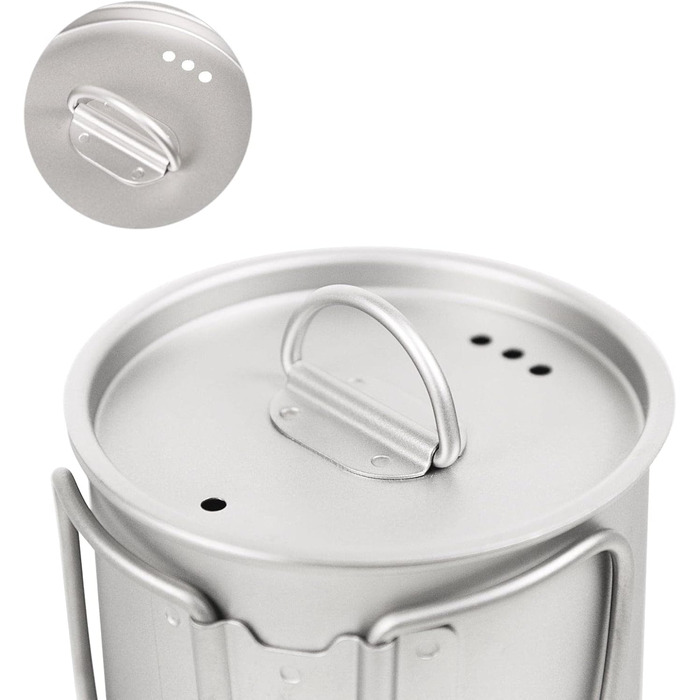 Серебряная титановая чашка 600 мл SILVERANT