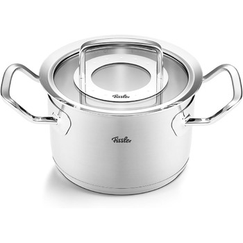 Каструля 2,1 л з нержавіючої сталі зі скляною кришкою 16 см Original-Profi Collection Fissler