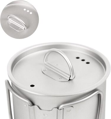 Серебряная титановая чашка 600 мл SILVERANT