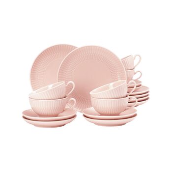 Чайний сервіз на 6 персон, 18 предметів, маленький Amina Rose Seltmann Weiden