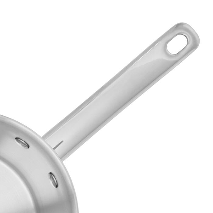 Ковш Fissman TIERNO 16x9,5 см/1,5 л со стеклянной крышкой нержавеющая сталь (5488)