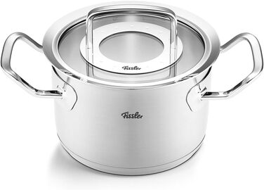 Каструля 2,1 л з нержавіючої сталі зі скляною кришкою 16 см Original-Profi Collection Fissler