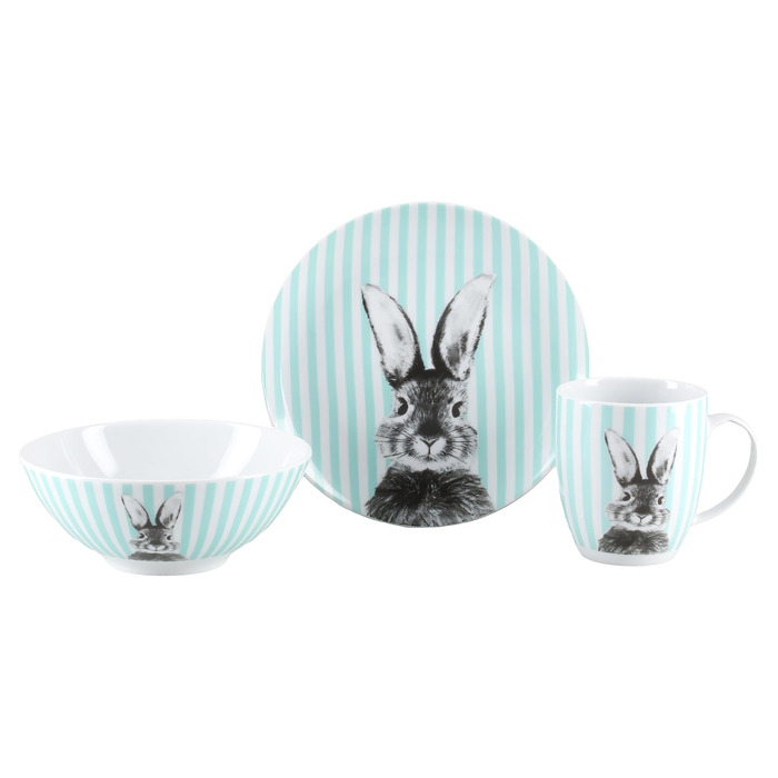 Набір порцелянового посуду 3 шт Creatable