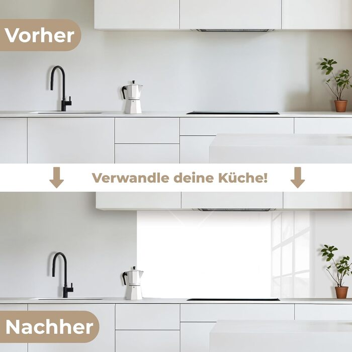 Кухонний фартух 60x250 см, самоклеючий фартух, кухонний фартух, кухонний фасад, самоклеючі кухонні фартухи - Осінь (Білий - Кольори, 80 x 200 см)