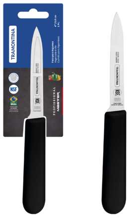 Ніж для овочів Tramontina Profissional Master black, 102 мм (7081450)