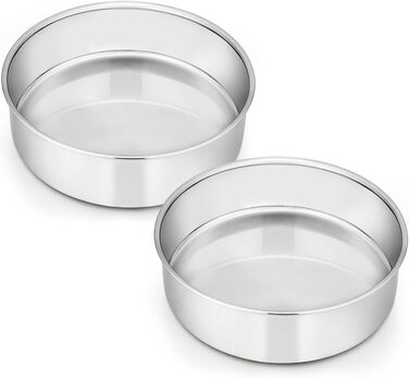 Форма для випікання кругла 16 см, набір 2 предмети, нержавіюча сталь Homikit