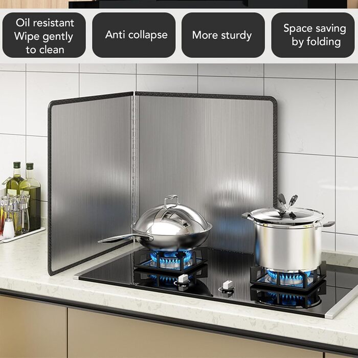 Сложная защита от брызг для плиты 40 х 40 х 30 см AYNEFY