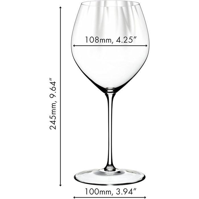 Дегустационный набор бокалов для вина, 4 предмета, Performance Riedel