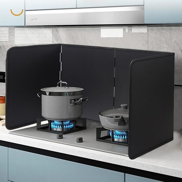 Портативний захист від бризок для приготування їжі 76 х 29,5 х 40 см hicoosee