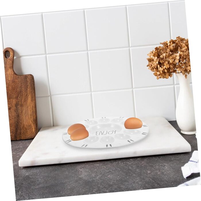 Керамічна підставка для фаршированих яєць для великодніх святкувань Cabilock