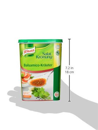 Заправка для салату Knorr Art (Легко готується, універсальна заправка для салату) 1 упаковка (1 x 1 кг) (Бальзамічний оцет, 1 кг (1 упаковка))