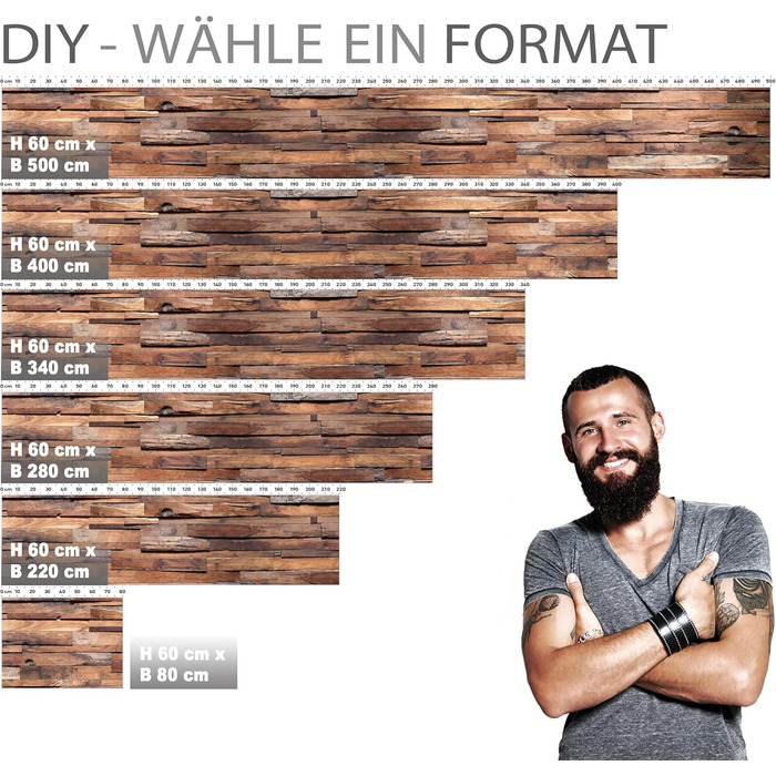 Кухонный фартук подходит для всех поверхностей 220 х 60 см StickerProfis