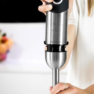 Ручний блендер 1000 Вт Powerful Titanium 1000 Pro з аксесуарами, набір 5 предметів Cecotec