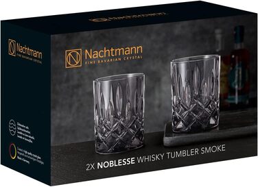 Набор стаканов для виски 295 мл, 2 предмета, дымчатый Noblesse Nachtmann