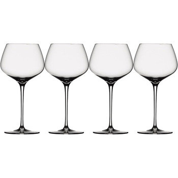 Набор из 4 предметов для мартини, хрустальный бокал, 260 мл, Willsberger Anniversary, 1416150 (Бордовые бокалы)