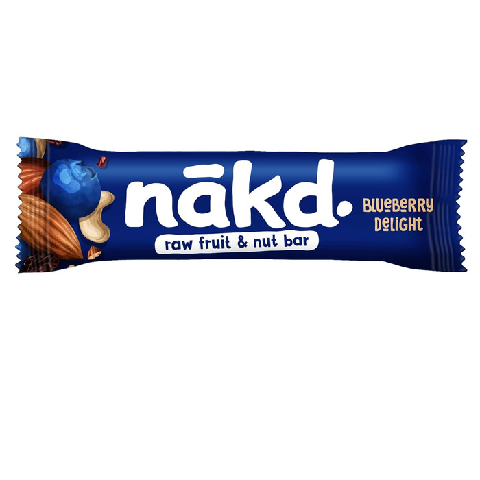 Батончики з фруктів та горіхів 18 x 35 г чорниця Nakd